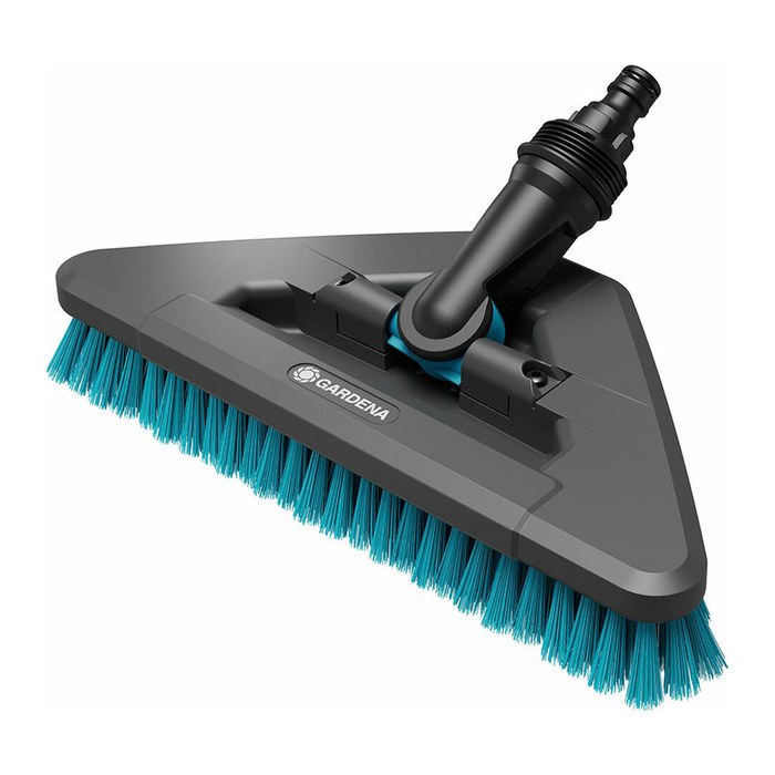 GARDENA Waschbürste für wasserführenden Stiel Cleansystem hard flex
