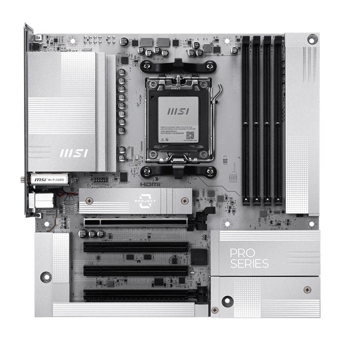 MSI PRO B850M-A WiFi Project Zero (B850,AM5,mATX,DDR5