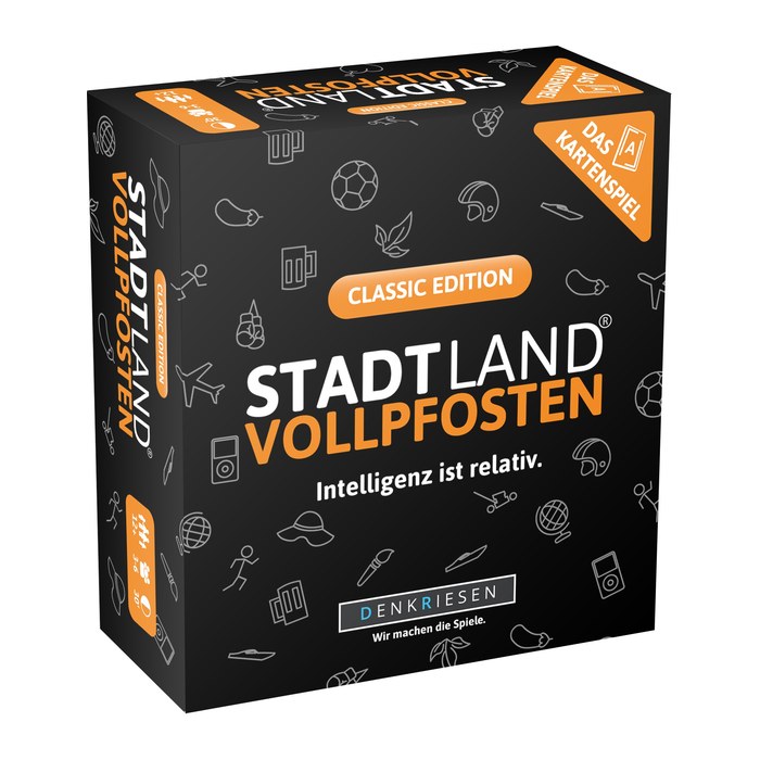 STADT LAND VOLLPFOSTEN - Das Kartenspiel - CLASSIC EDITION