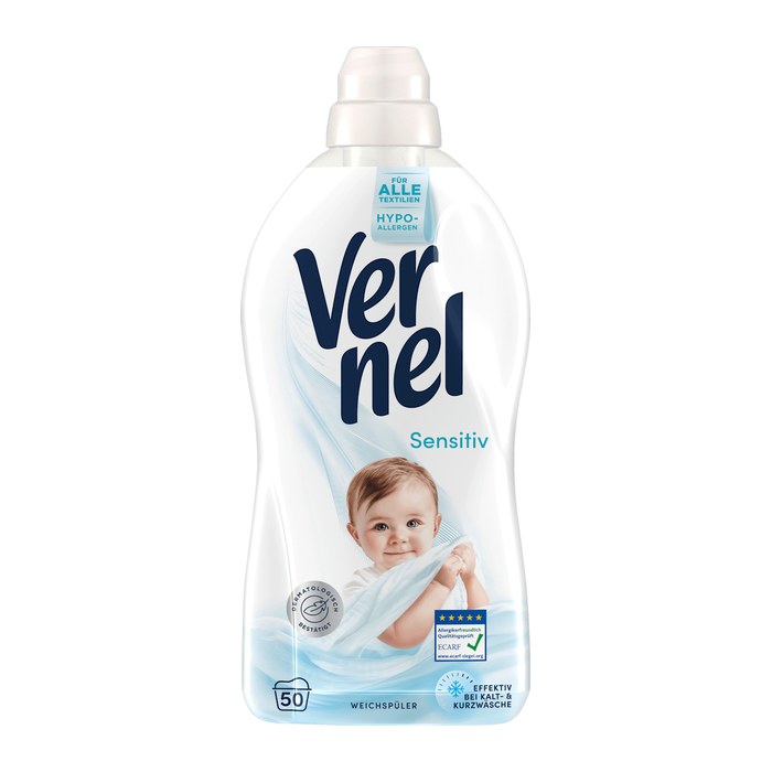 Vernel Sensitiv Weichspüler flüssig, 1,1 l