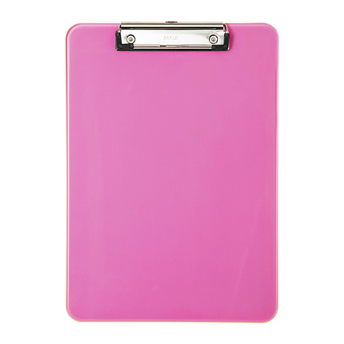 MAUL Klemmbrett MAULneon 2340621 DIN A4 neonpink Kunststoff, 1 St.