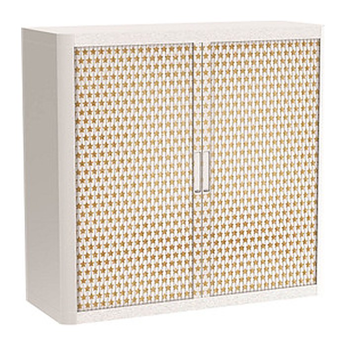 PAPERFLOW easyOffice Classic Chic Rollladenschrank 62400 2 Fachböden 110,0 x 41,5 x 104,0 cm