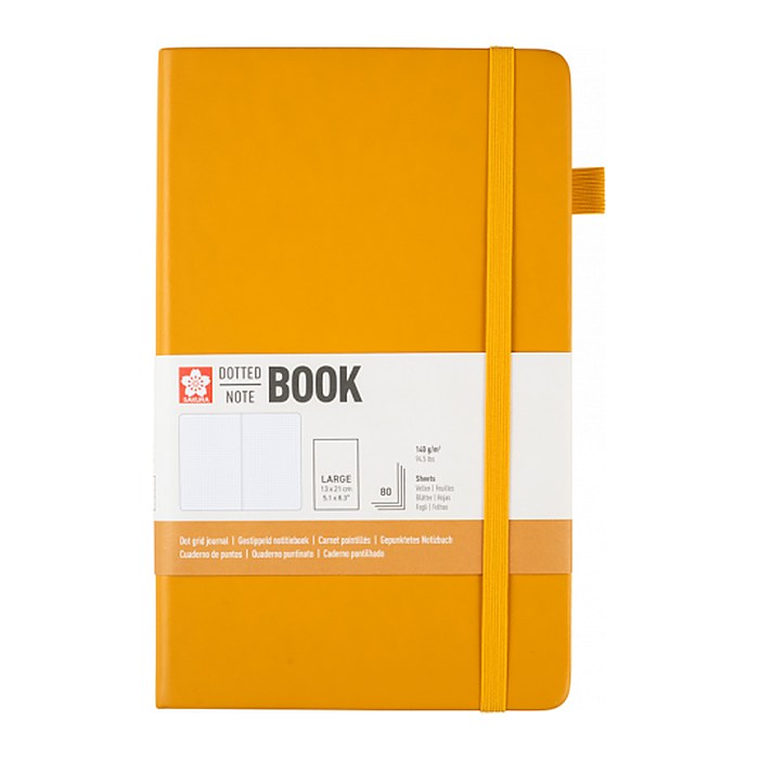 Sakura Notizbuch ca. DIN A5 punktkariert, japanischer kerrie Hardcover 160 Seiten, 1 St.