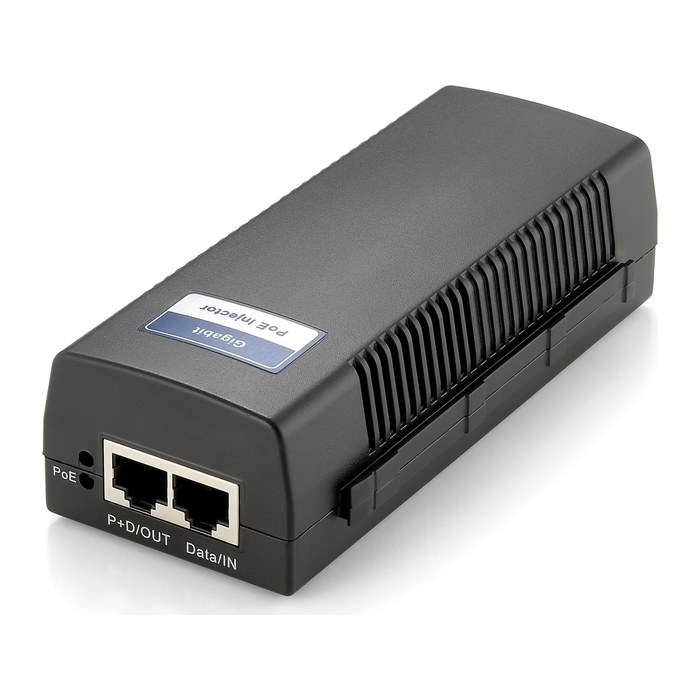 LevelOne PoE-Injektor GE 2x PSE 30W/6KV schwarz