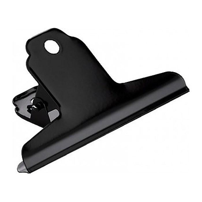ALCO Briefklemmer schwarz 12,5 cm, 10 St.