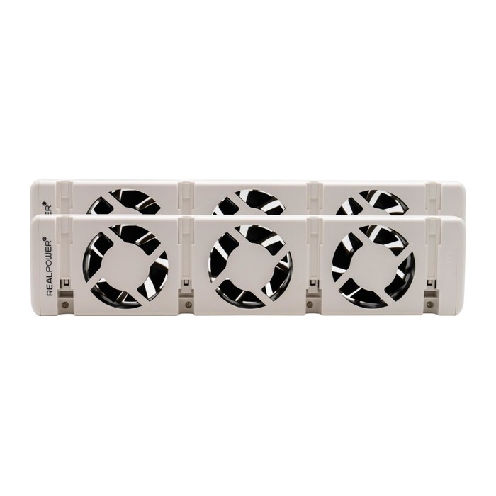 REALPOWER Heizungslüfter HL-2,2er Set mit 3 Ventilatoren