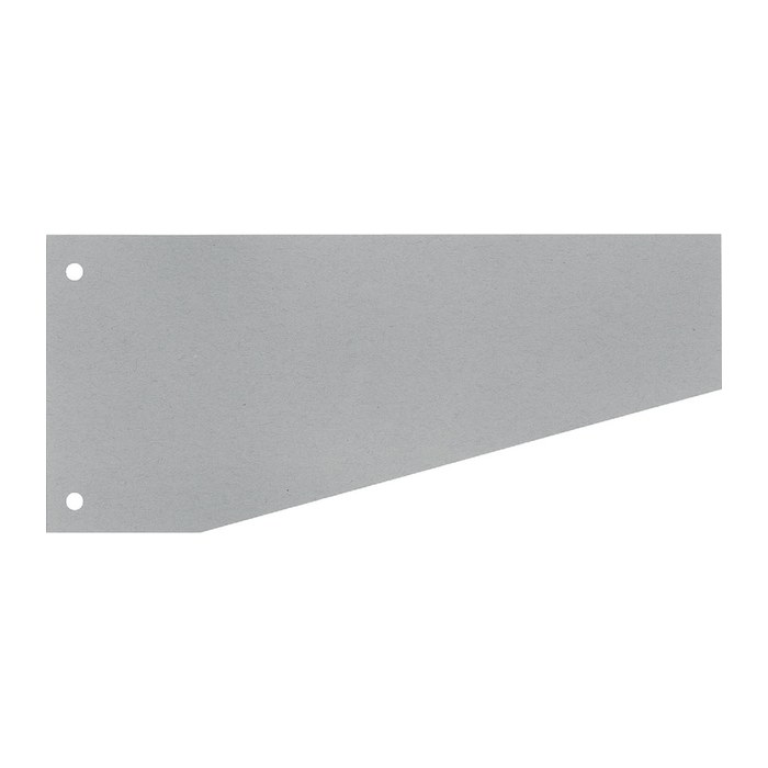 Wekre Trennstreifen Trapez grau, 190 g/qm Karton 24,0 x 10,5 / 6,0 cm, 100 St.