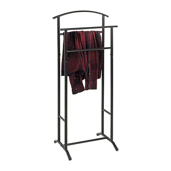 HAKU Möbel Herrendiener 55503 schwarz Metall 48,0 x 107,0 cm, 1 St.