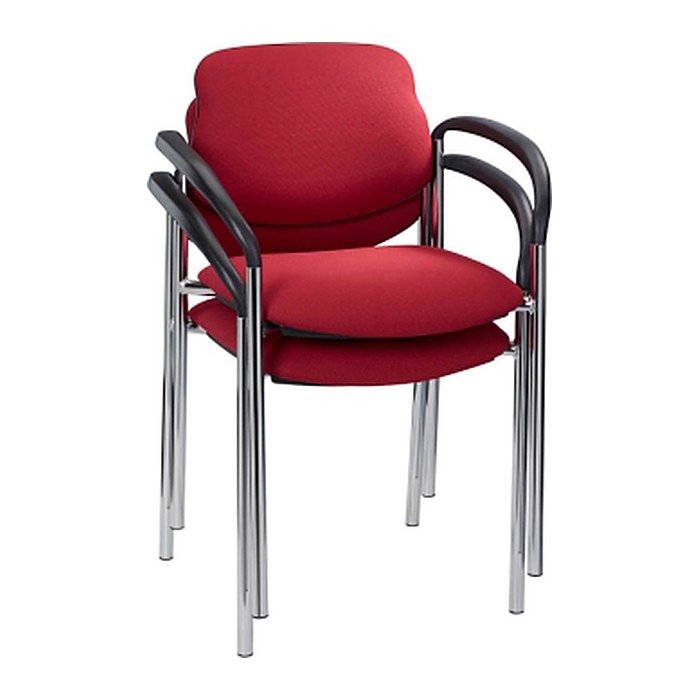 Nowy Styl Besucherstühle Styl bordeaux Stoff, 2 St.