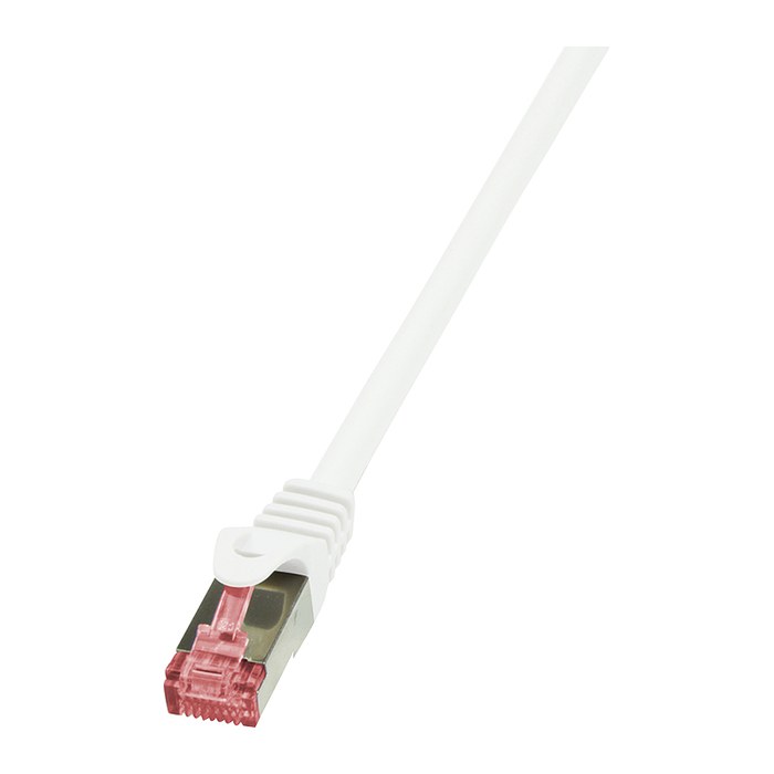 Logilink Patchkabel CAT6 S/FTP AWG27 PIMF 2,00m weiß