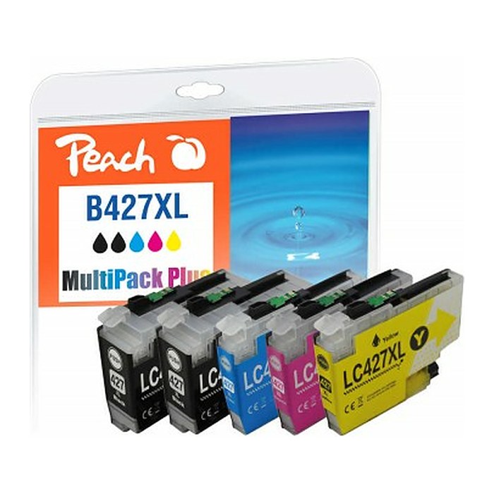 Peach Patrone Brother LC-427XL MultiPack Plus kompatibel