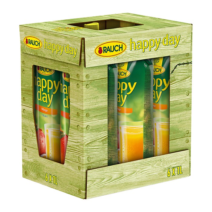 happy day Mango Fruchtsaftkonzentrat 6x 1,0 l