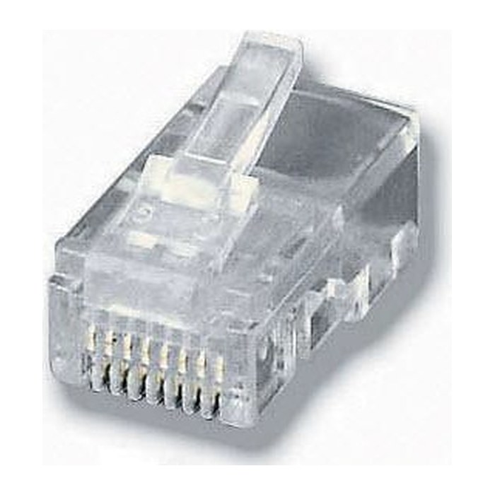 Equip Telefon-Stecker RJ45/8P8C ungeschirmt 100Stk transp.
