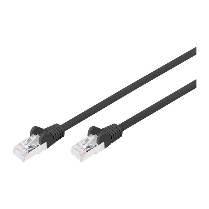DIGITUS CAT6 RJ45 S/FTP Patchkabel 10,0m schwarz