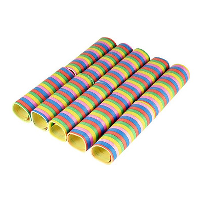 PAPSTAR Luftschlangen Stripes bunt 10 St.