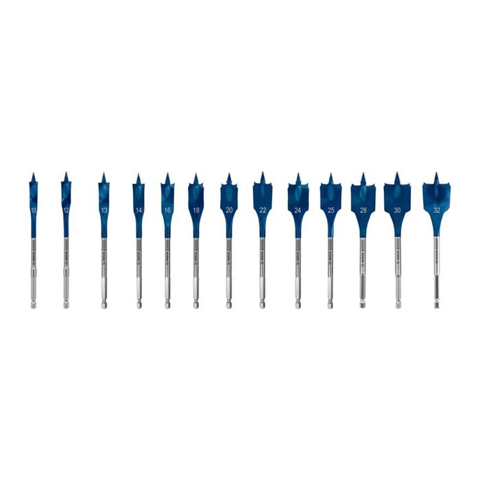 BOSCH Flachfräsbohrer-Set EXPERT Self Cut Speed, 13-teilig