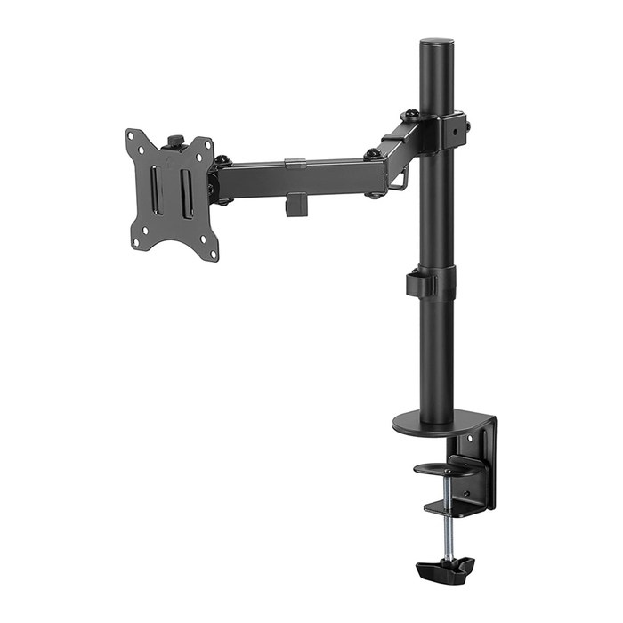 goobay Monitor-Halterung Single Flex 58528 schwarz für 1 Monitor, Tischklemme