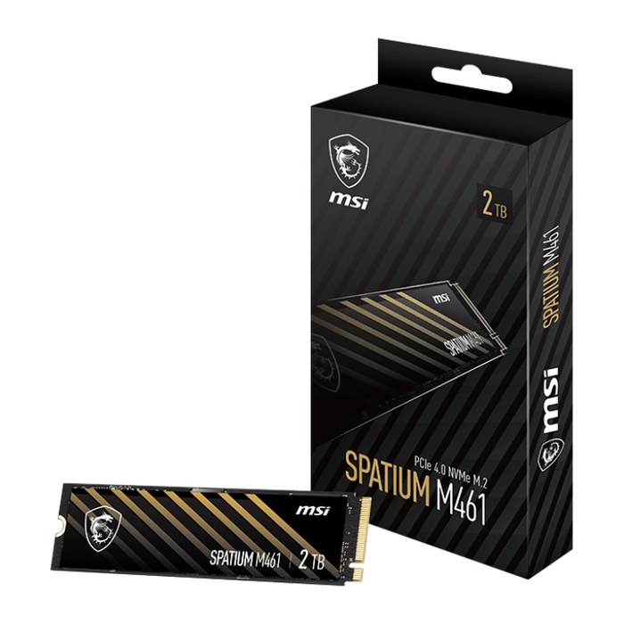 SSD 2TB MSI Spatium M461 (M.2 2280) PCIe Gen4 x4 NVMe