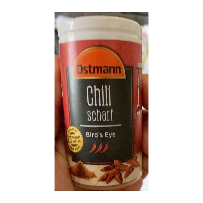 Ostmann  Chili Bird´s Eye Gewürz, 35,0 g
