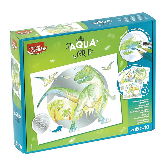 maped AQUA’ART - Dino Malset farbsortiert, 1 Set