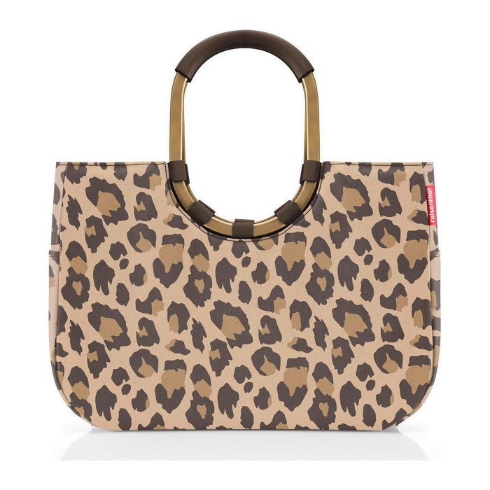 reisenthel® Einkaufskorb loopshopper L frame LEO MACCHIATO Kunstfaser leo macchiato
