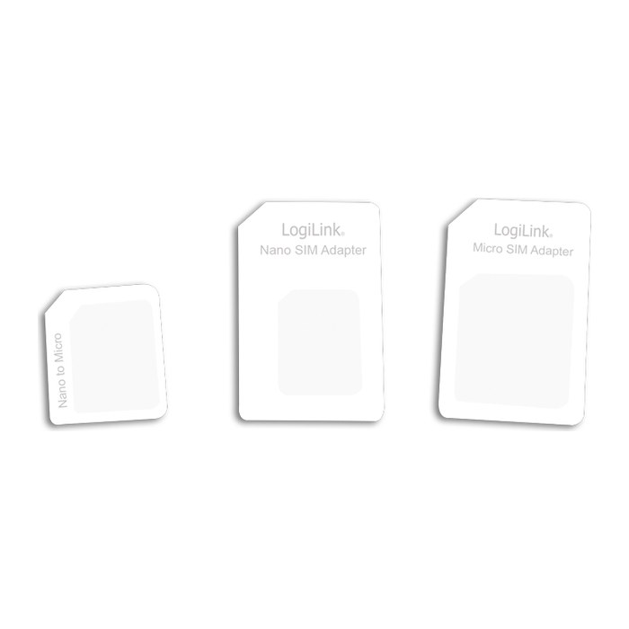 Logilink Dual SIM Card Adapter nano-> micro, standard