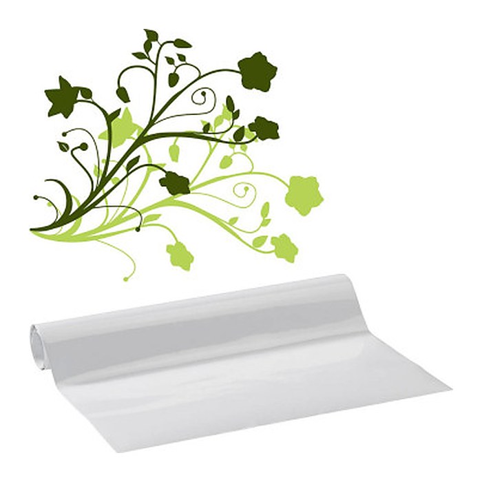 plottiX Vinylfolie permanent weiß 31,5 cm x 1,0 m, 1 Rolle