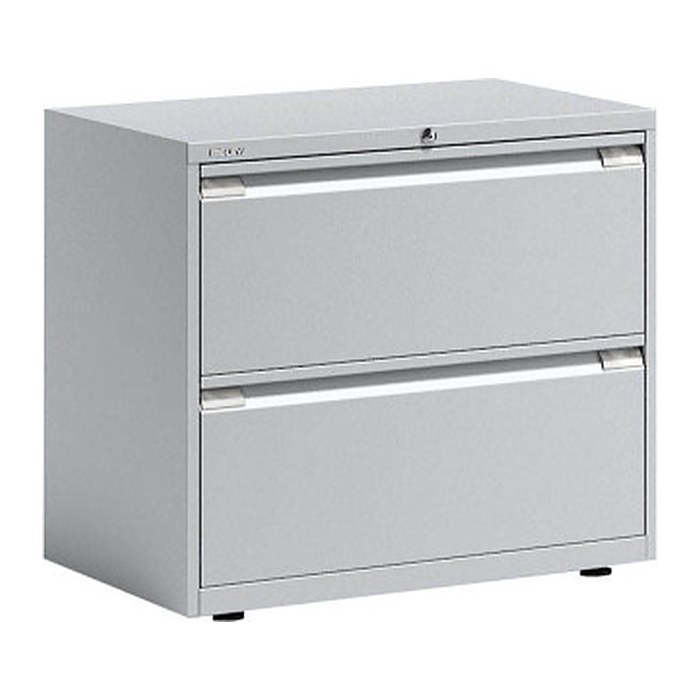 BISLEY Essentials Hängeregistraturschrank lichtgrau 2 Schubladen 80,0 x 47,0 x 69,3 cm, 1 St.