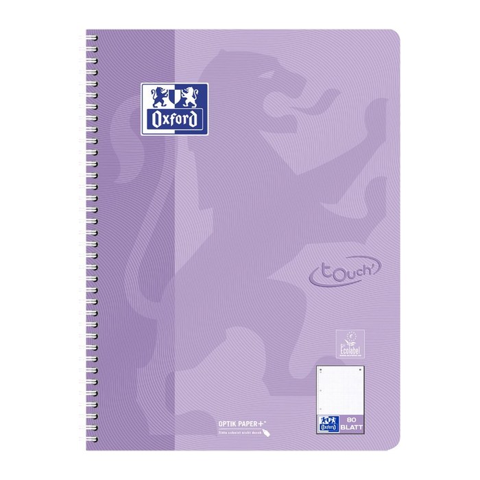 OXFORD Collegeblock TOUCH punktkariert DIN A4 ohne Rand, 1 Block