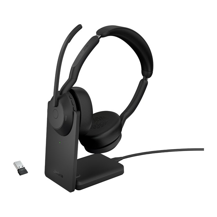 Jabra Evolve2 55 UC mit Ladestation Bluetooth-Headset schwarz