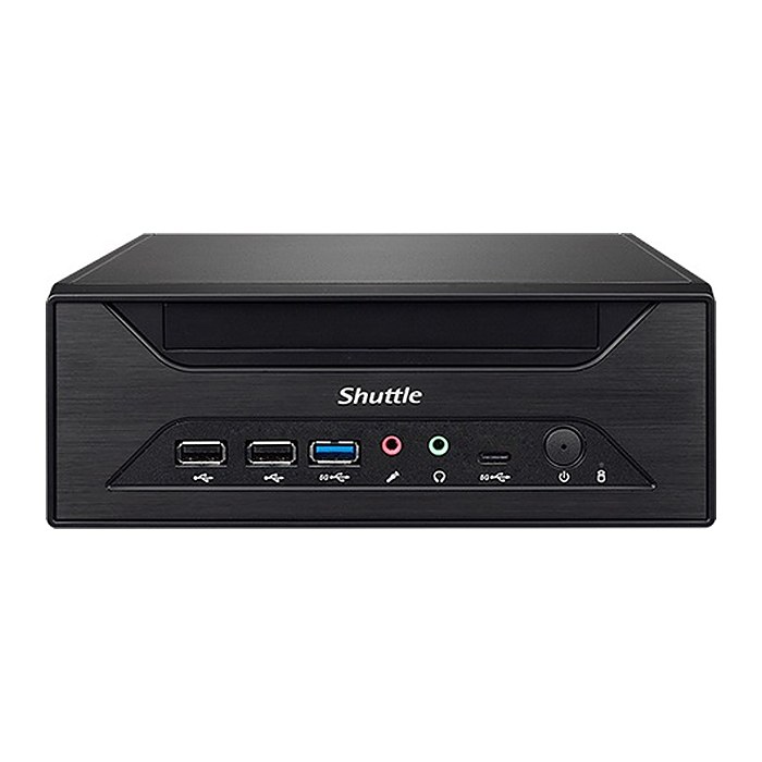 Shuttle Barebone slim XH610 SO-DDR4 black