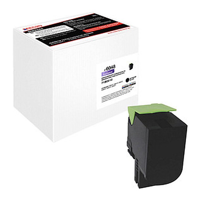 edding EDD-6048 schwarz Toner kompatibel zu LEXMARK 71B0010/71B20K0