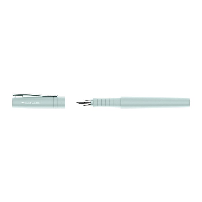 FABER-CASTELL Poly Pen Patronenfüller caribic blue M (mittel), 1 St.