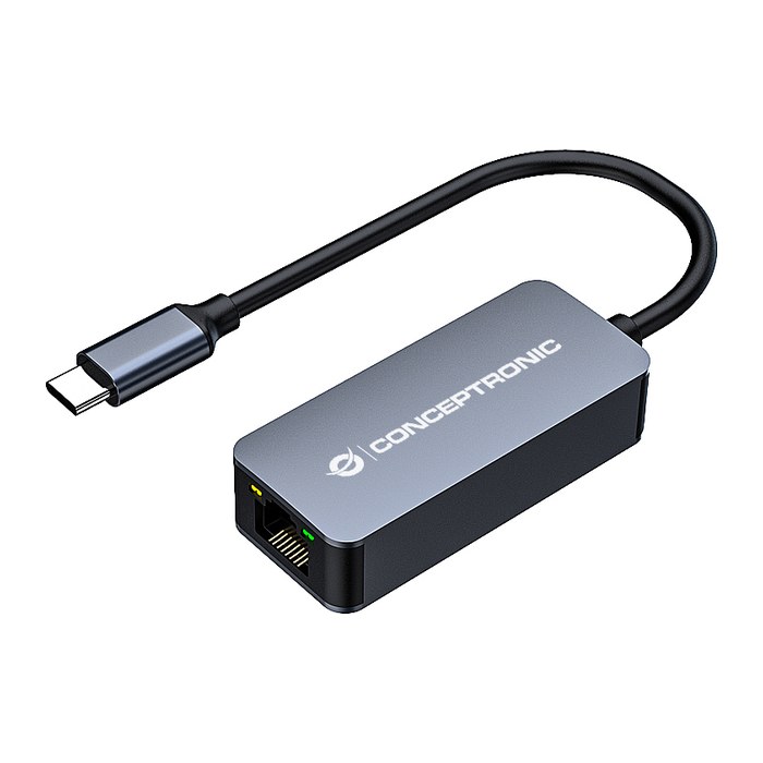 CONCEPTRONIC Adapter USB-C3.2->2.5GbE WoL 5Gbs 0.14m sw
