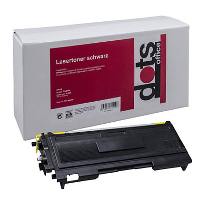 dots schwarz Toner kompatibel zu brother TN-2000