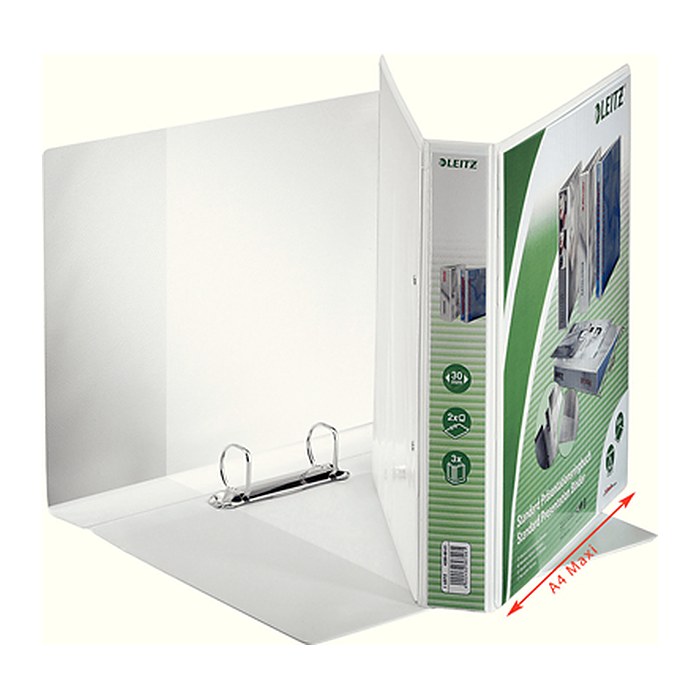 LEITZ Präsentationsringbücher 2-Ringe weiß 5,0 cm DIN A4, 6 St.