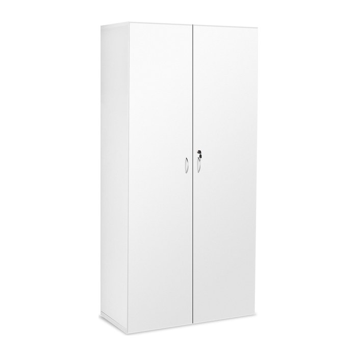 Aktenschrank aus Holz – 800 x 393 x 1800 mm (5 OH) – Weiß