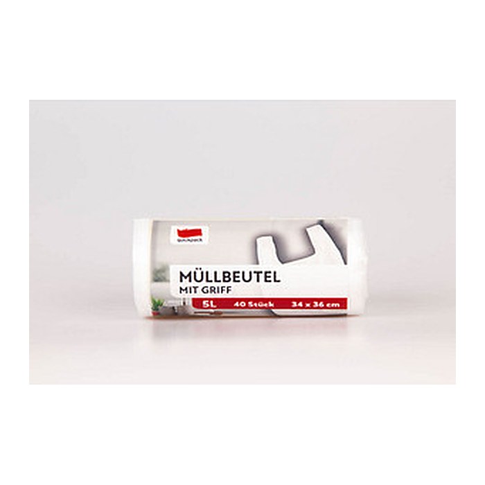 quickpack Müllbeutel 5,0 l weiß, 40 St.