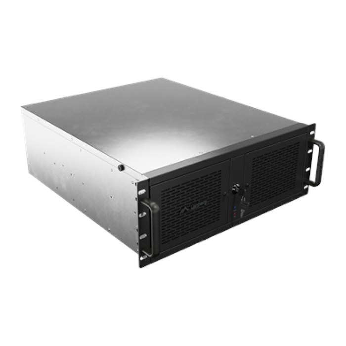 LANBERG 19" Server Gehäuse Rackmount ATX 520/12 4U schwarz