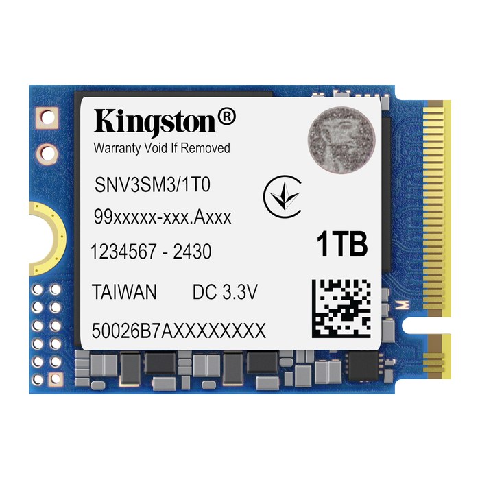 SSD 1TB Kingston M.2 PCI-E NVMe Gen4 NV3 2230 retail