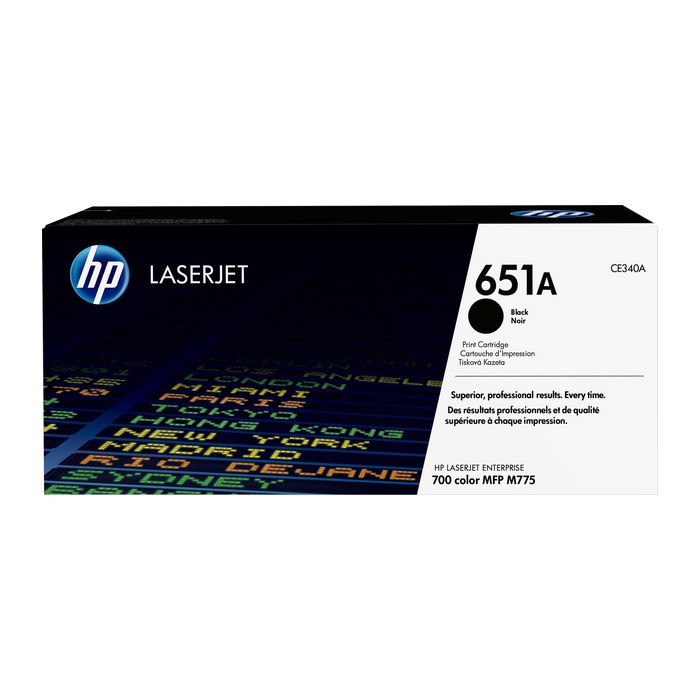 HP 651A (CE340A) schwarz Tonerkartusche