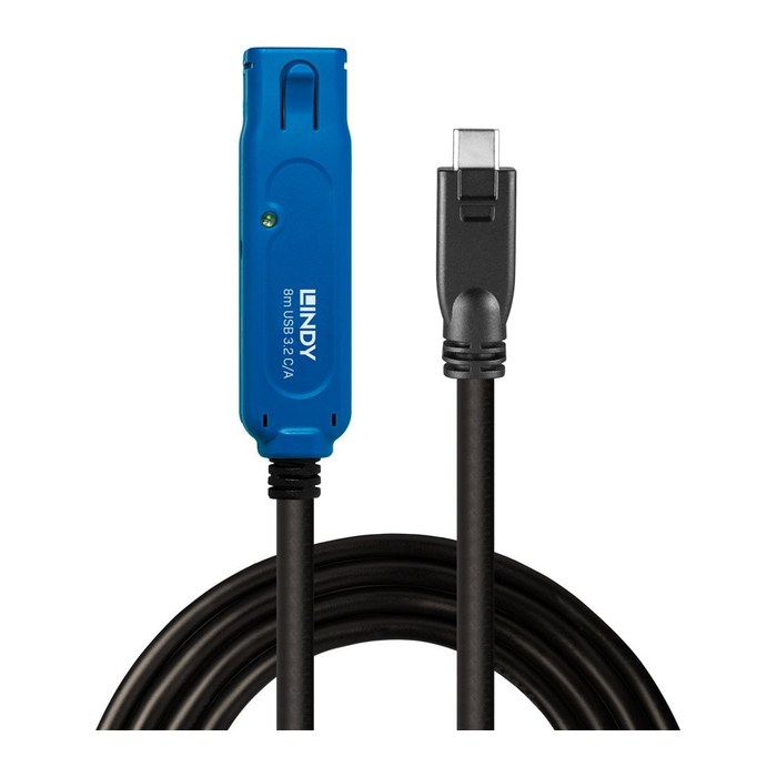 LINDY 8m USB 3.2 Gen 1 C/A Aktivverlängerung Pro