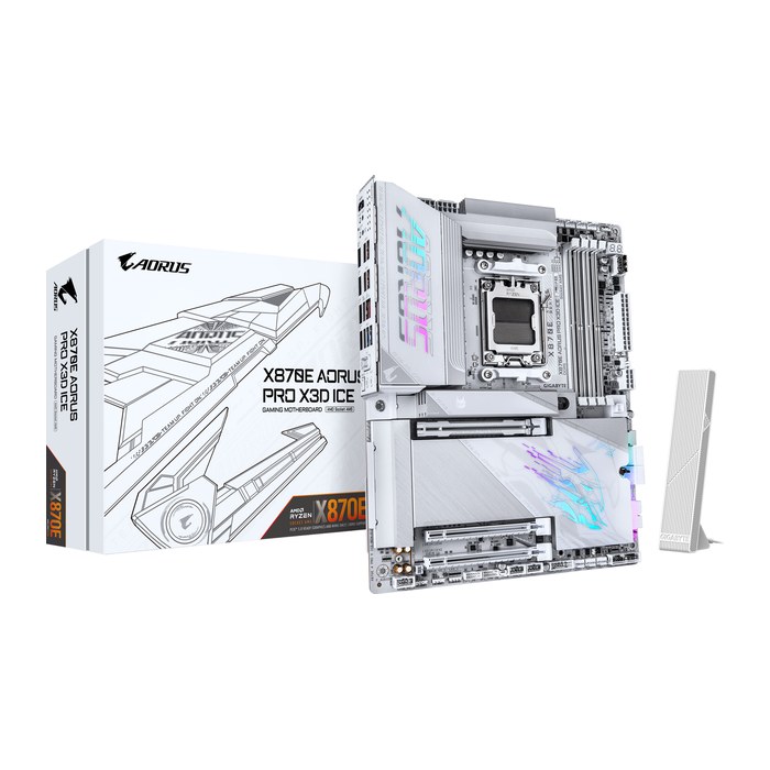 Gigabyte X870E AORUS PRO X3D ICE (X870,AM5,ATX,DDR5)