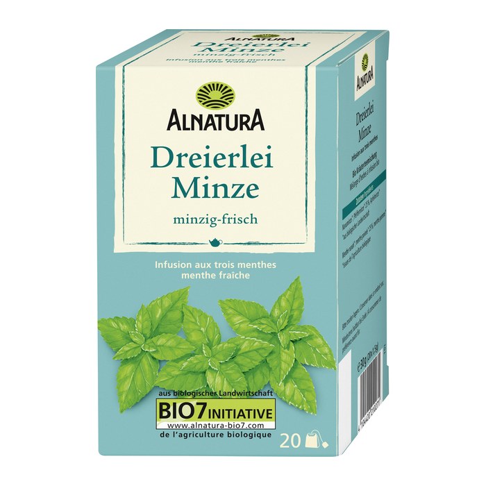 ALNATURA Dreierlei Minze Bio-Tee 20 Portionen