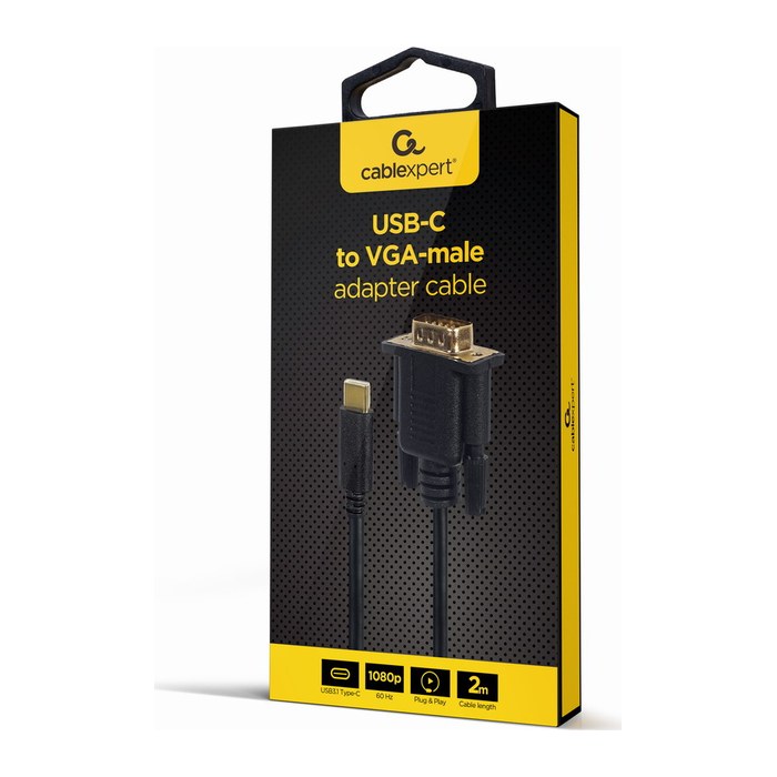 gembird USB-Grafikadapter 1920 x 1080 Pixel Schwarz