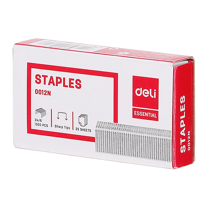 DELI Heftklammern 24/6er ESSENTIAL 1000 Stück