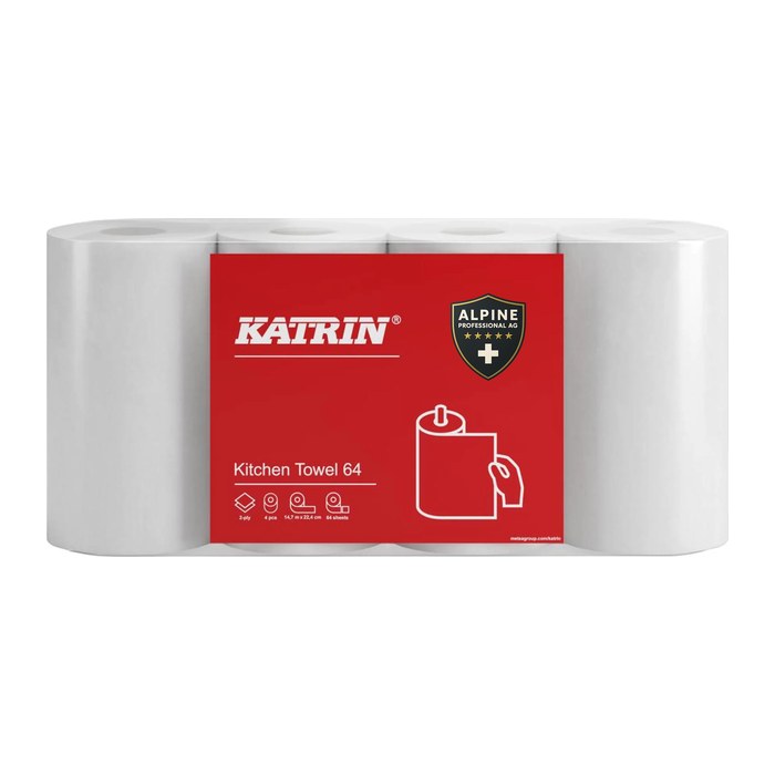KATRIN Küchenrollen 2-lagig, 32 Rollen