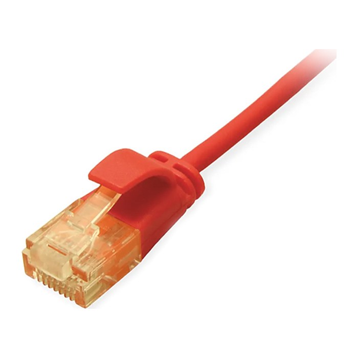 Equip Patchkabel Cat6A SlimFlex U/UTP 5.00m rot LSZH 2xRJ45 Polybeutel