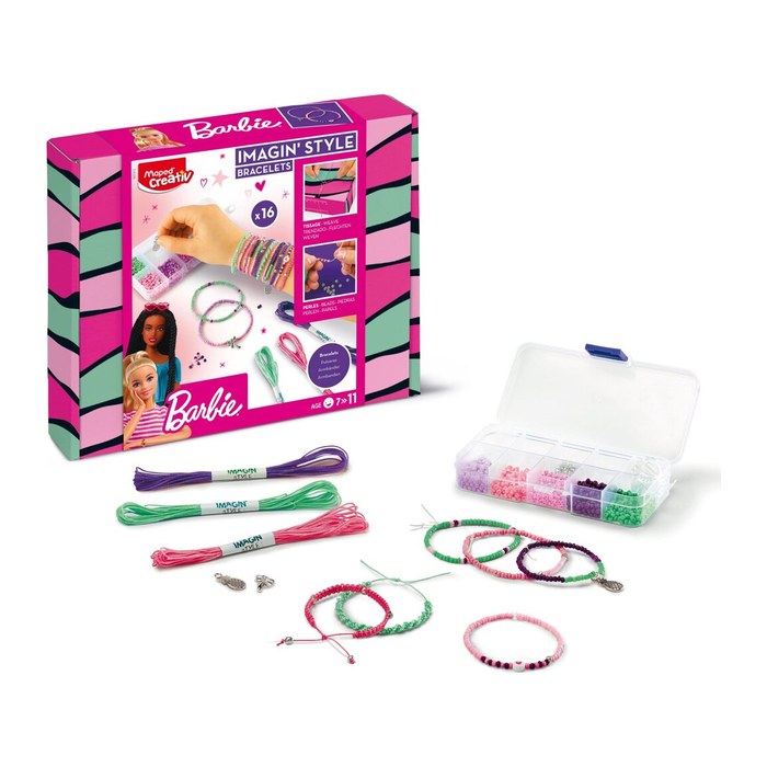 maped Schmuck-Basteln-Set Barbie mehrfarbig
