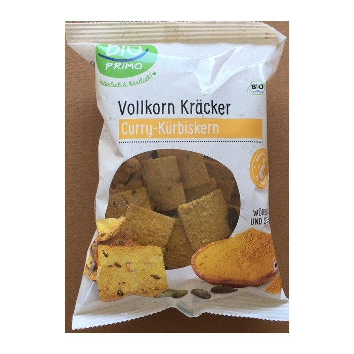BIO PRIMO Bio Curry-Kürbiskern Knäckebrot 175,0 g, 1 Pack